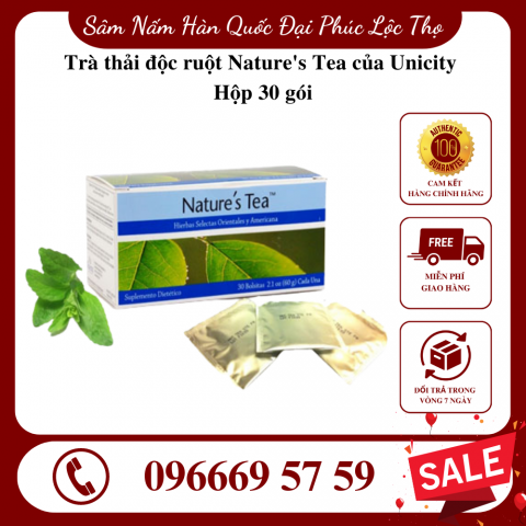Trà Thải Độc Ruột Nature's Tea của Unicity Hộp 30 gói