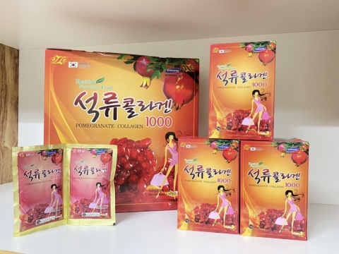 Nước ep lựu collagen 1000 Hàn Quốc 